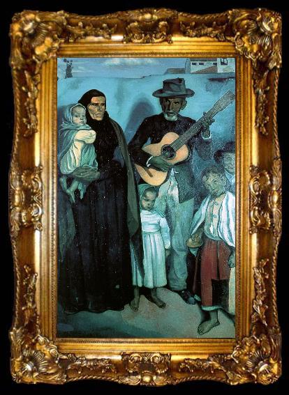 framed  Emile Bernard Spanish Musicians, ta009-2
